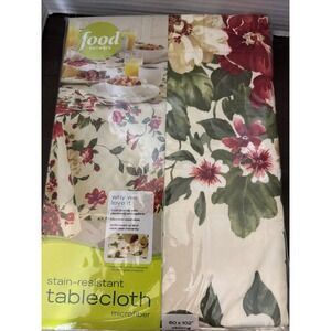 Food Network Stain Resistant 60x102  Oblong Tablecloth  Fall Floral $49.99 Kohls